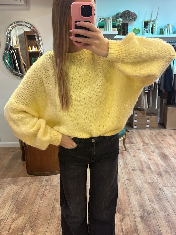 Pull Léana jaune