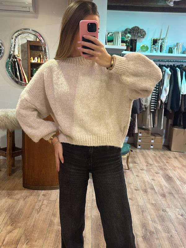 Pull Léana écru