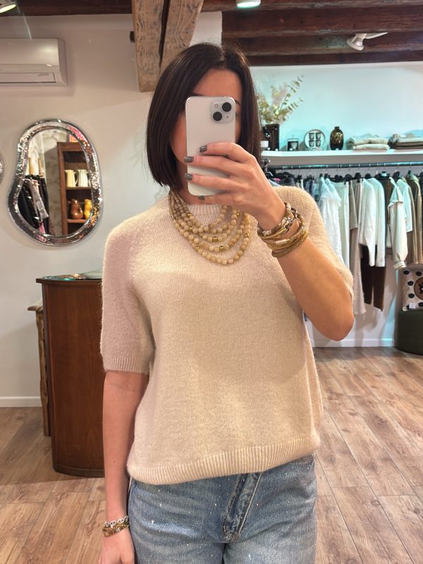 Pull Agathe beige