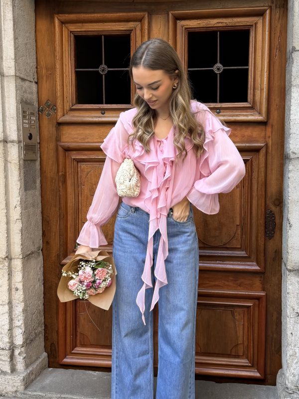 Blouse Manon rose
