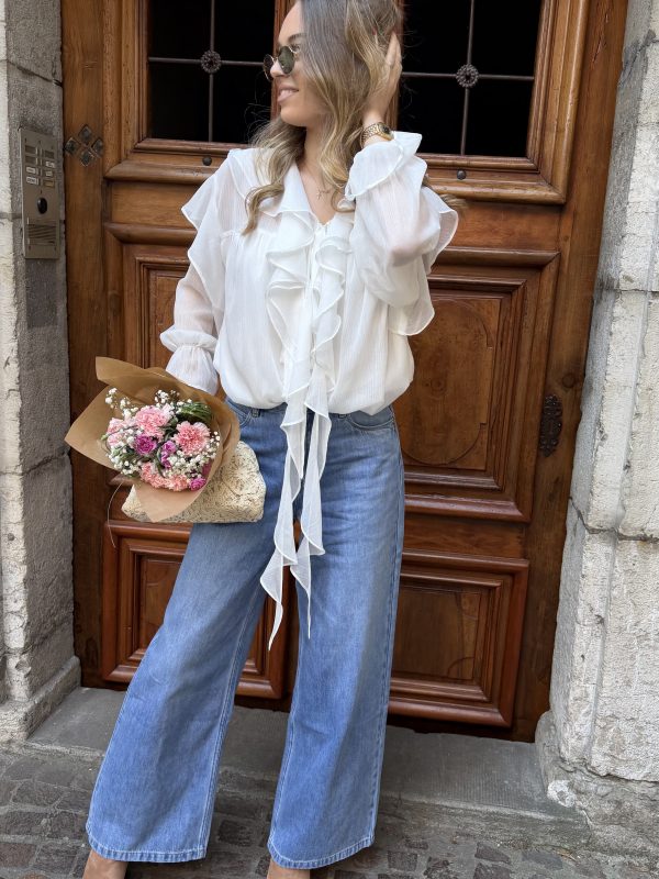 Blouse Manon blanche