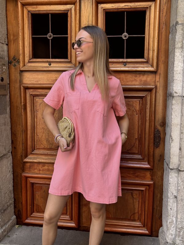Robe albane rose