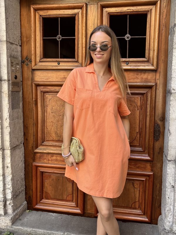 Robe albane orange