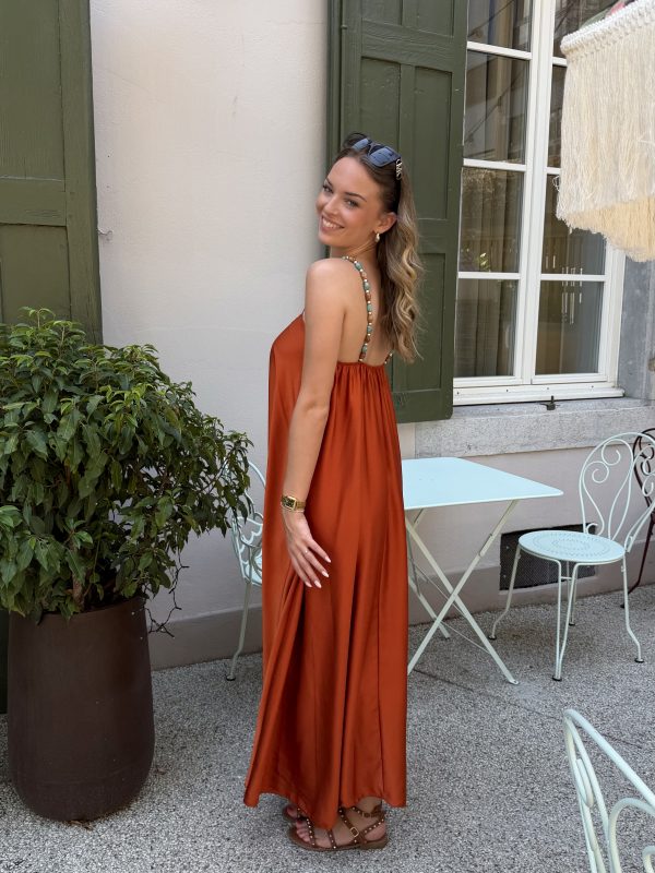 Robe Romane terracotta